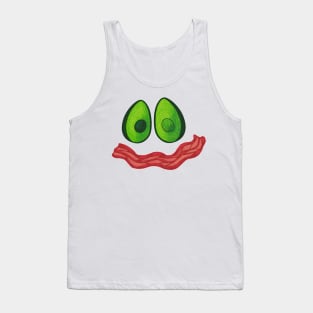 silly avocado bacon grin Tank Top